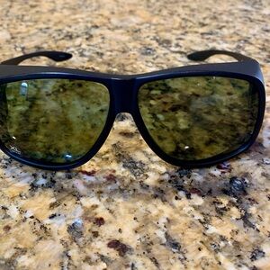 Solar Shield Fits-Over SS Polycarbonate II Smoke Sunglasses